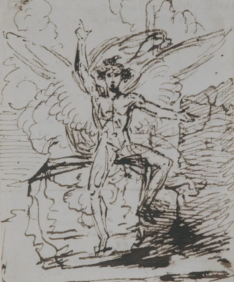 Ängeln vid Kristi grav av Benjamin West