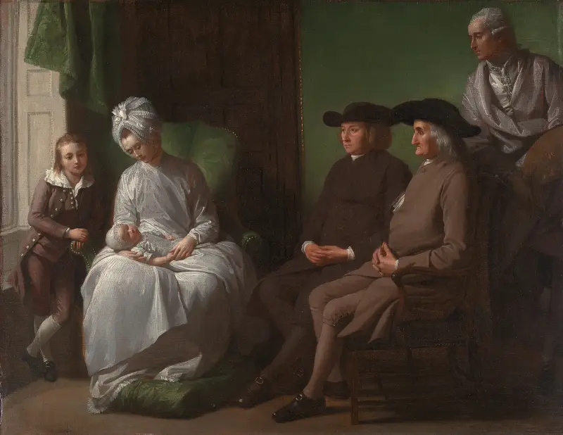 Konstnären och hans familj av Benjamin West