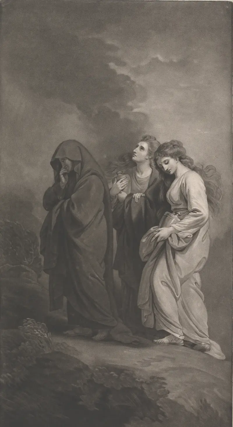 De tre Mariorna på väg till graven av Benjamin West