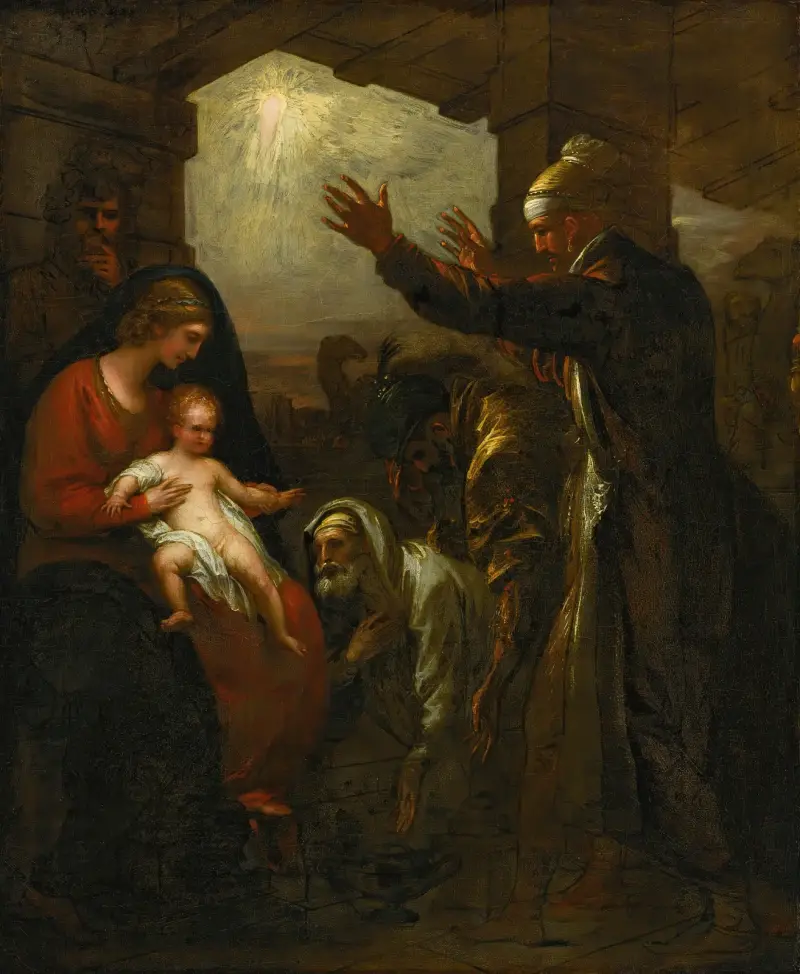 Konungarnas offer av Benjamin West