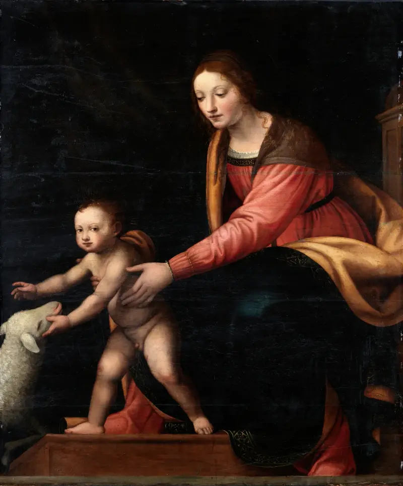 Madonna and Child av Bernardino Luini