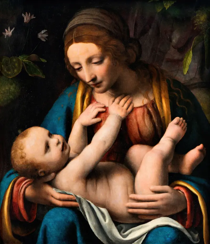 Madonna with the Christ Child av Bernardino Luini