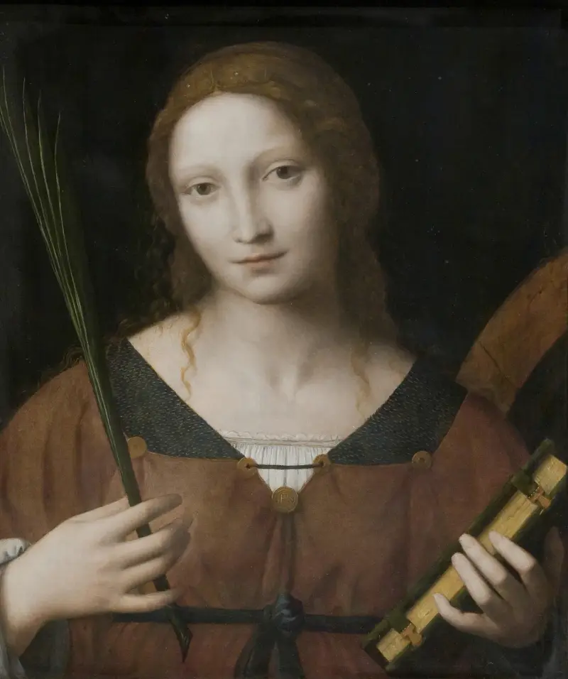 St Catherine of Alexandria av Bernardino Luini