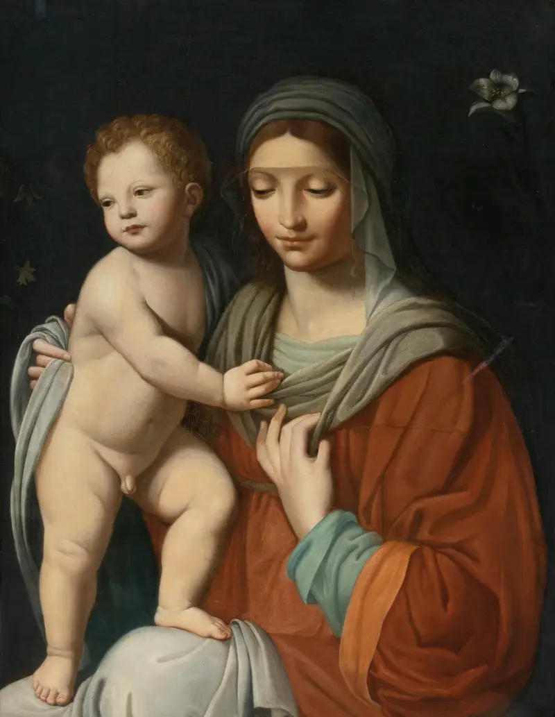 Jungfrau und Kind von After Bernardino Luini