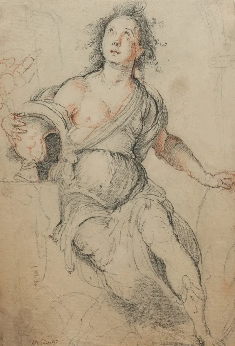Allegorische Figur, 1635 von Bernardo Strozzi