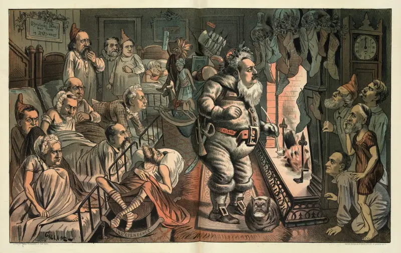 A moment of anxiety – who is going to get left av Bernhard Gillam