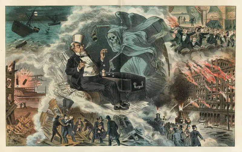 Gambling with death av Bernhard Gillam