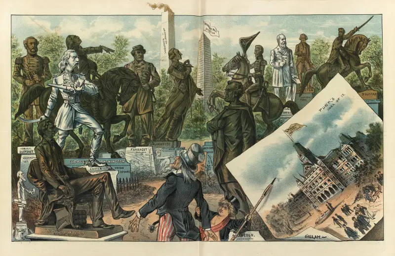 No more of those hideous monuments! av Bernhard Gillam