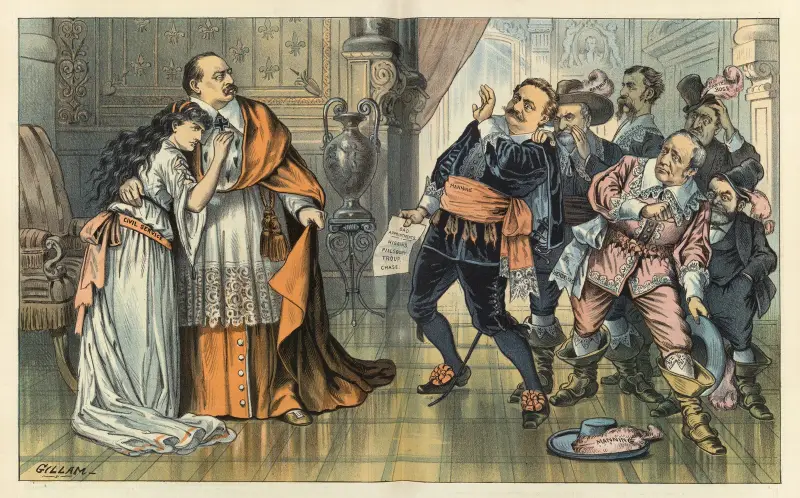 Richelieu’s defiance av Bernhard Gillam