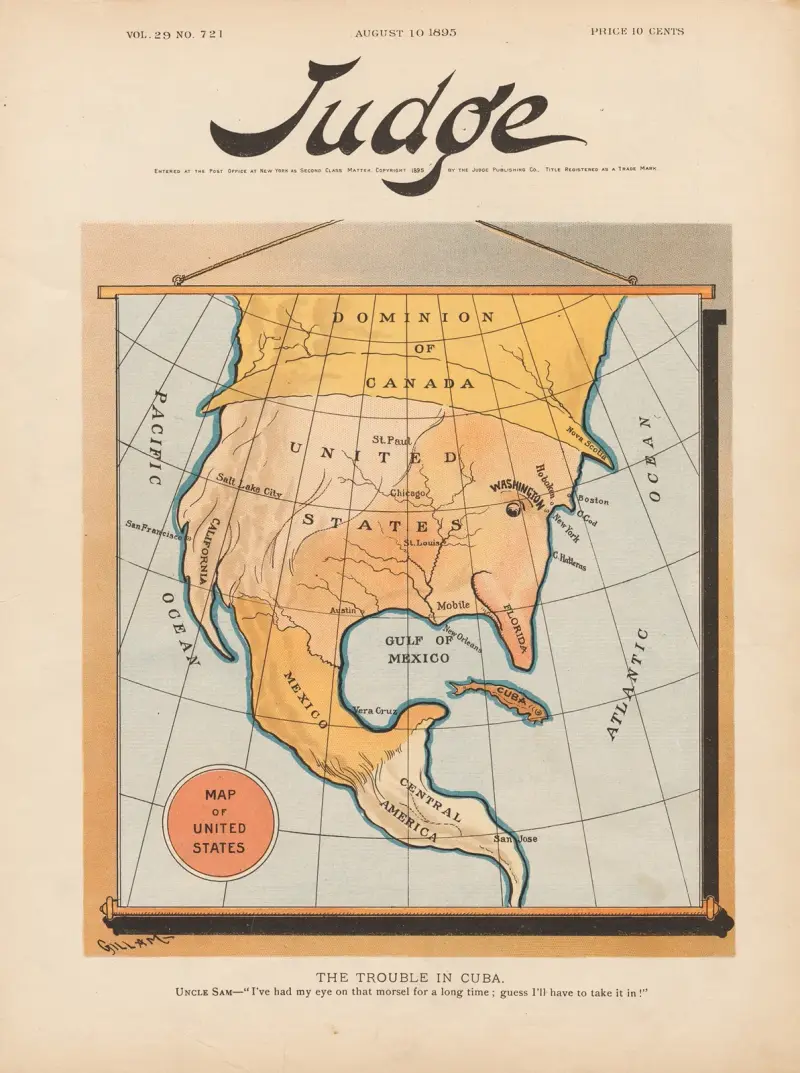 The Trouble In Cuba av Bernhard Gillam