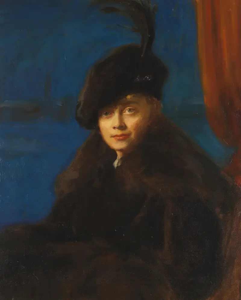 Hilda Österman av Bernhard Österman