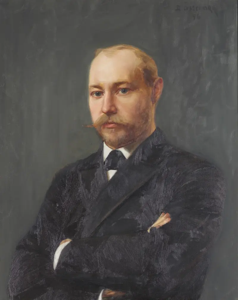 Portret Johna Jäderströma (1861-1918), Bernhard Österman