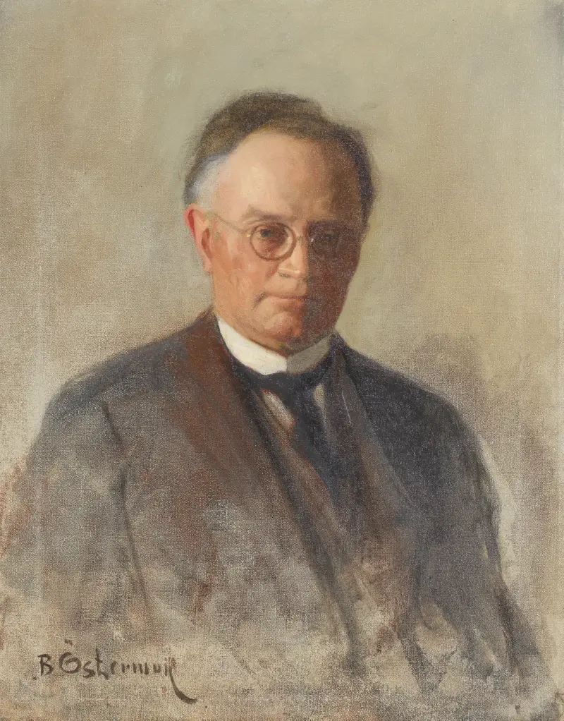 Professor Johan Gunnar Andersson av Bernhard Österman