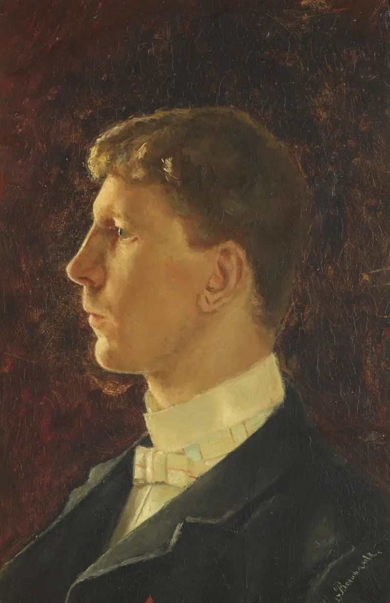Självporträtt av Bernhard Österman
