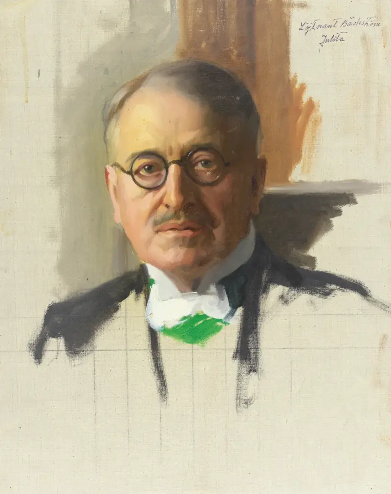Skizze, Leutnant Artur Bäckström von Bernhard Österman
