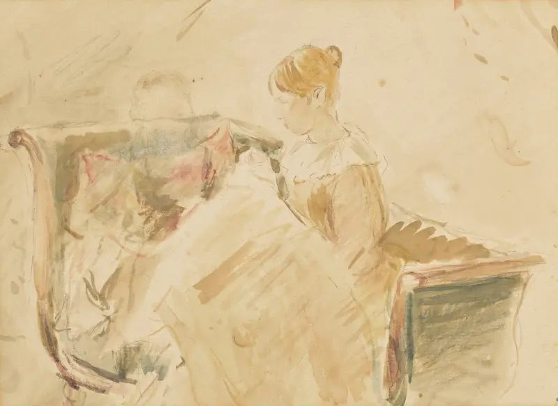 Die Stickerei von Berthe Morisot