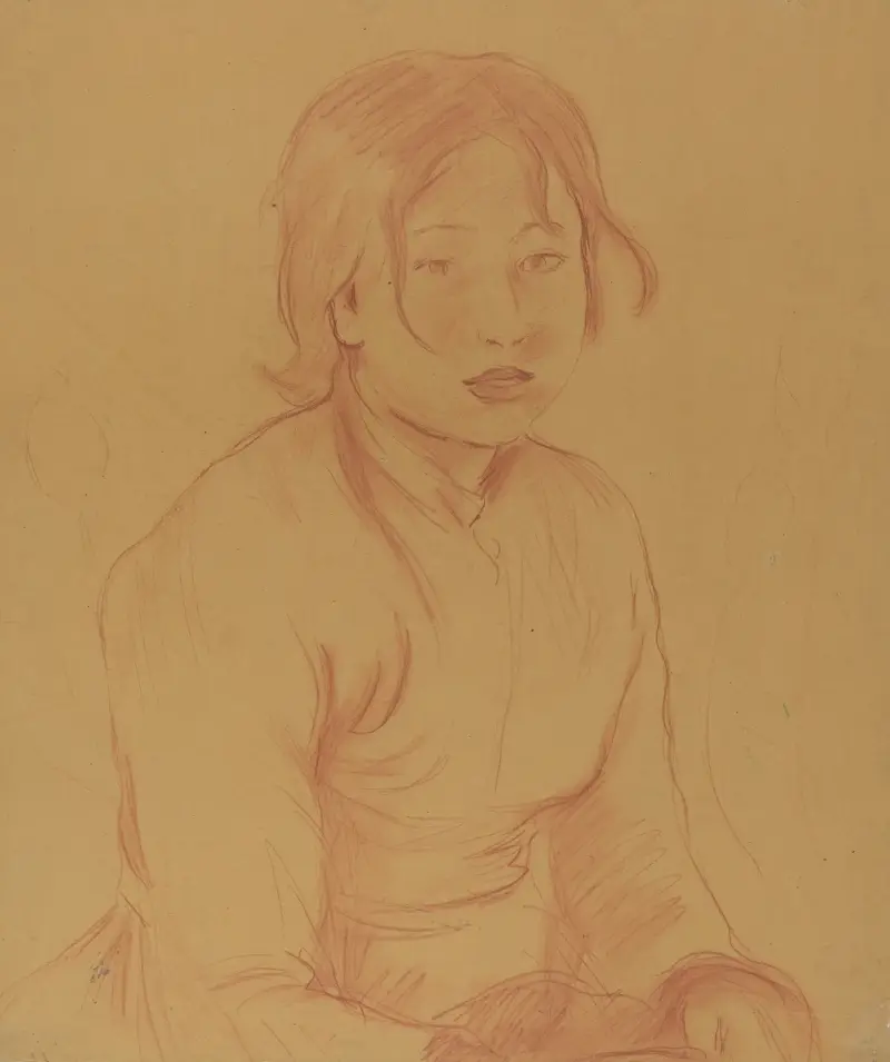 Bauernmädchen von Berthe Morisot