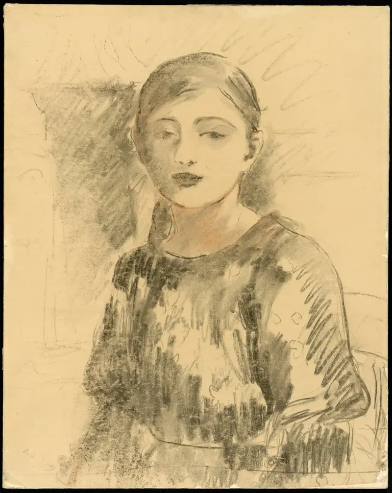 Portrait of Julie Manet av Berthe Morisot