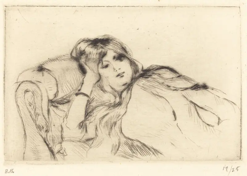 Odpočinek, Berthe Morisot