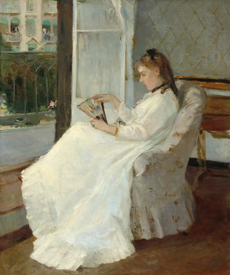 The Artist’s Sister at a Window av Berthe Morisot