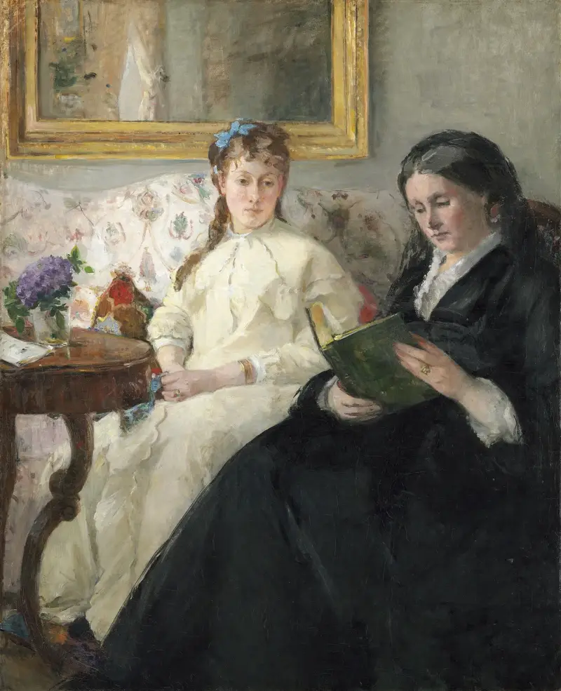 Die Mutter und Schwester der Künstlerin von Berthe Morisot