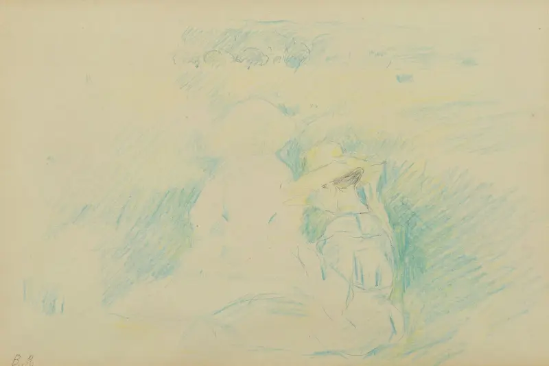 Zwei Frauen von Berthe Morisot