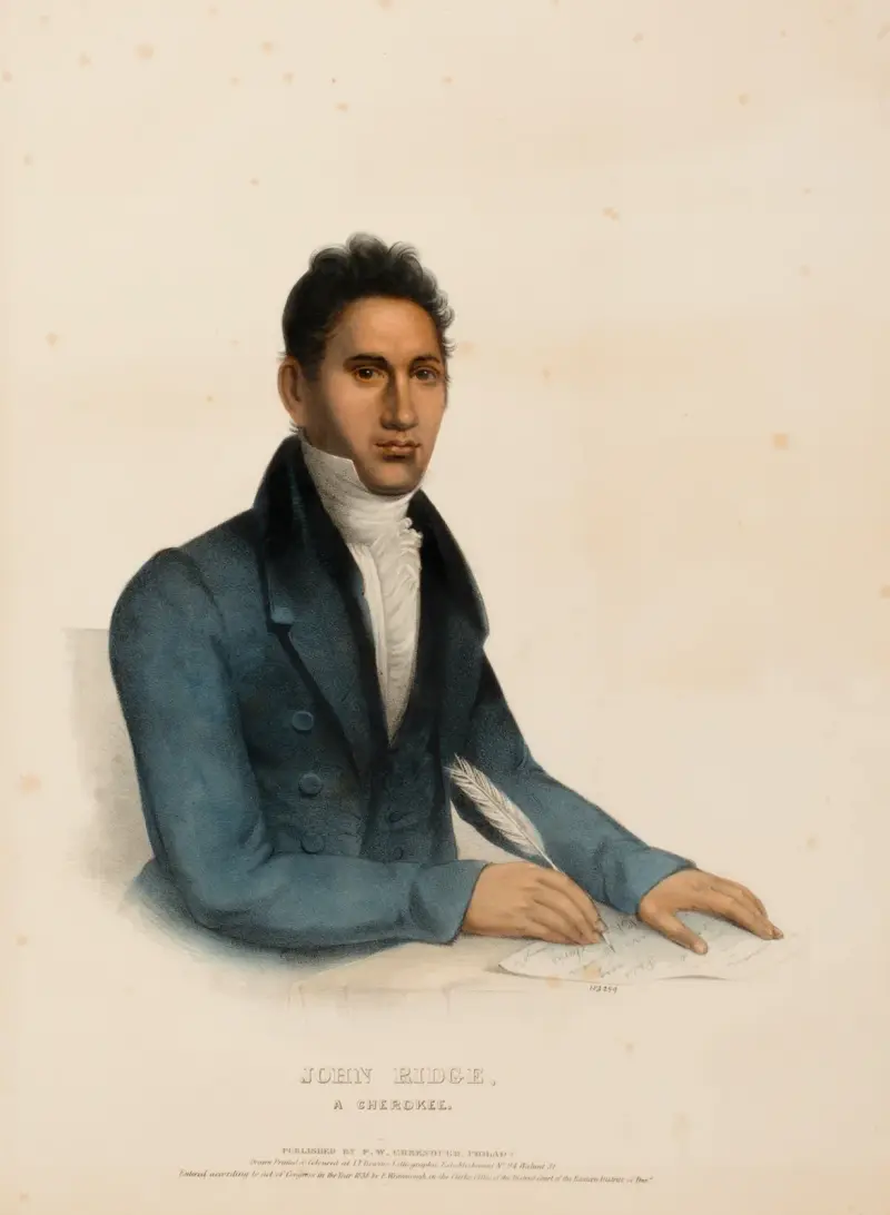 John Ridge, A Cherokee av Charles Bird King