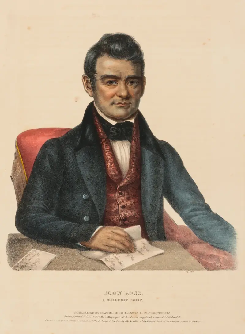 John Ross. A Cherokee Chief av Charles Bird King