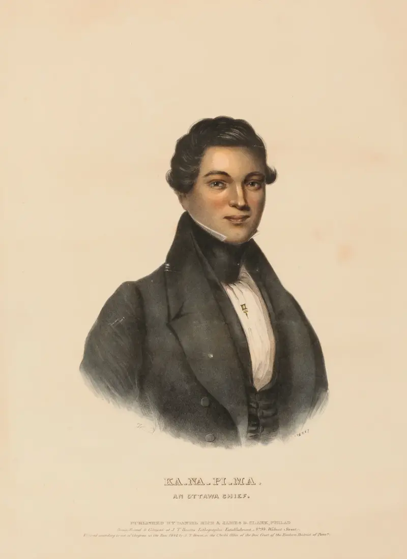 Ka-Na-Pi-Ma, An Ottawa Chief av Charles Bird King