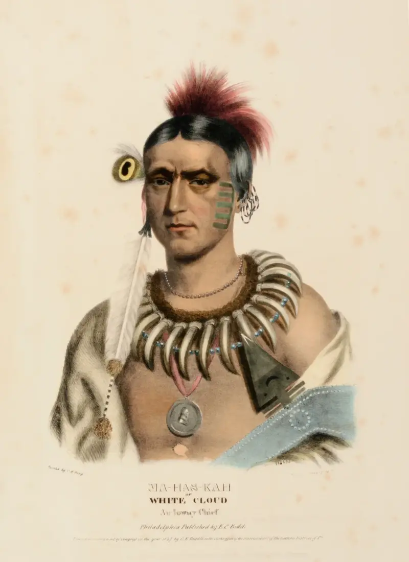 Ma-Has-Kah av Charles Bird King