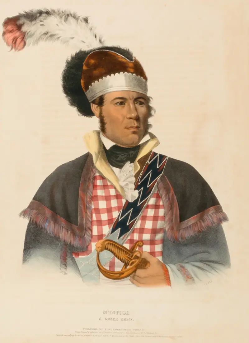 M’Intosh. A Creek Chief av Charles Bird King