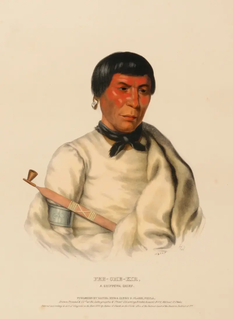 Pee-Che-Kir, A Chippewa Chief av Charles Bird King
