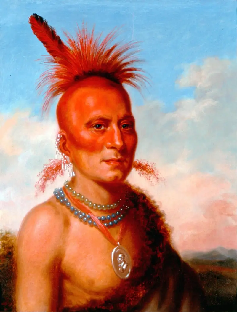 Sharitarish (Wicked Chief), Pawnee von Charles Bird King