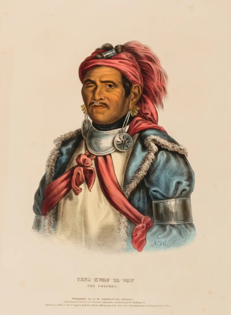 Tens-Kwau-Ta-Waw. Profeten av Charles Bird King