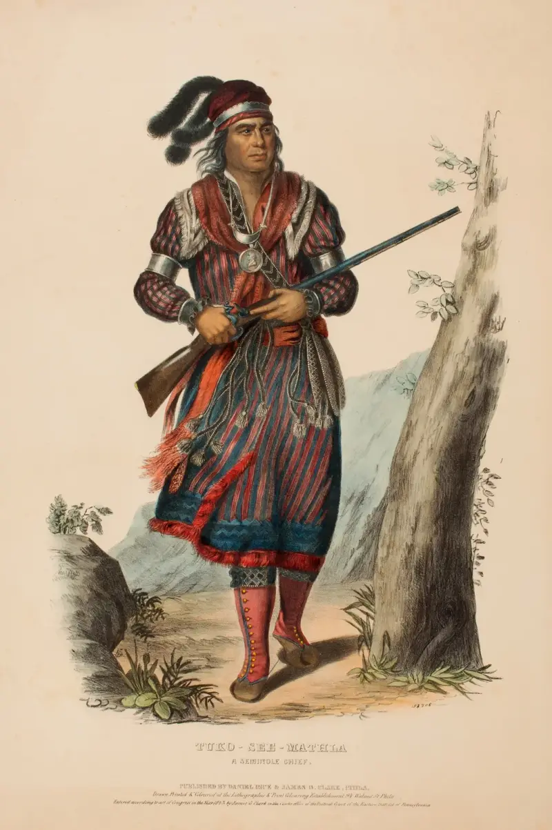Tuko-See-Mathla. A Seminole Chief av Charles Bird King