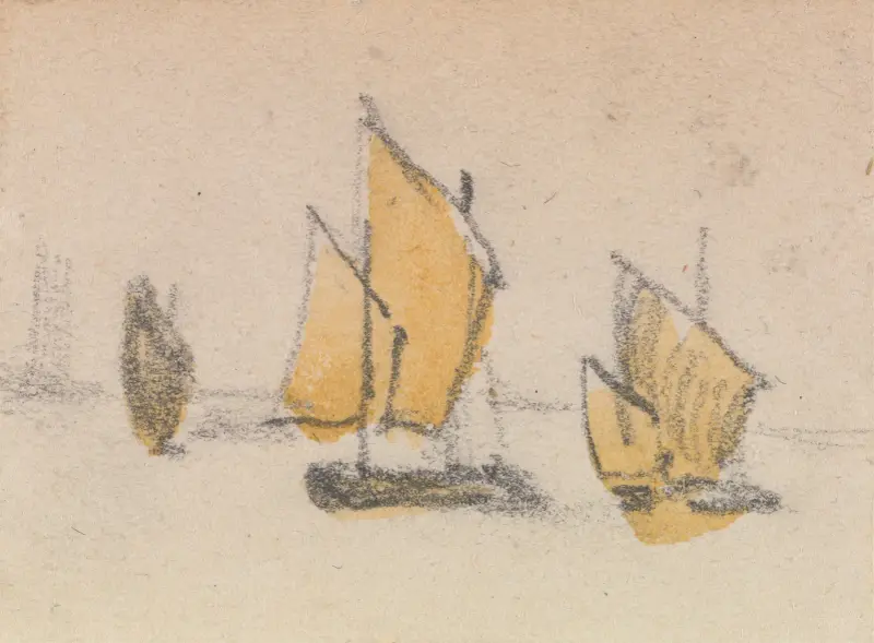 One of a Group of Three Studies on the Venetian Logoon – nr 1 av Myles Birket Foster