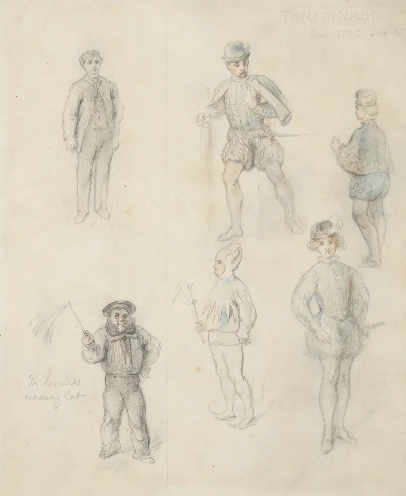 Twelfth night [six characters] av Myles Birket Foster