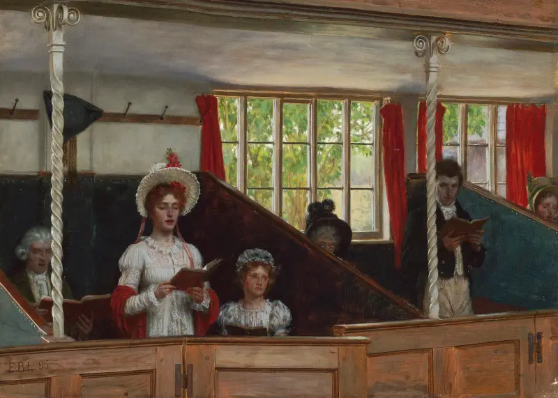 Devotion, Edmund Blair Leighton