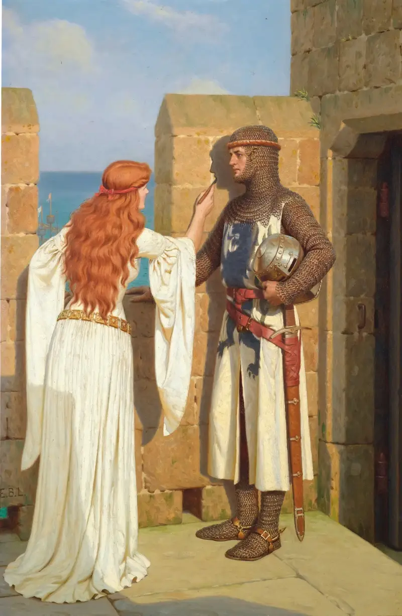 Der Schatten von Edmund Blair Leighton