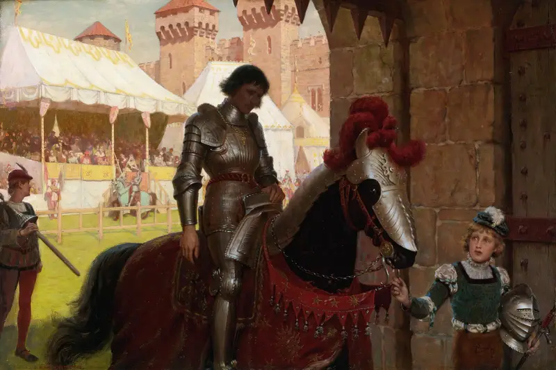Besiegt von Edmund Blair Leighton