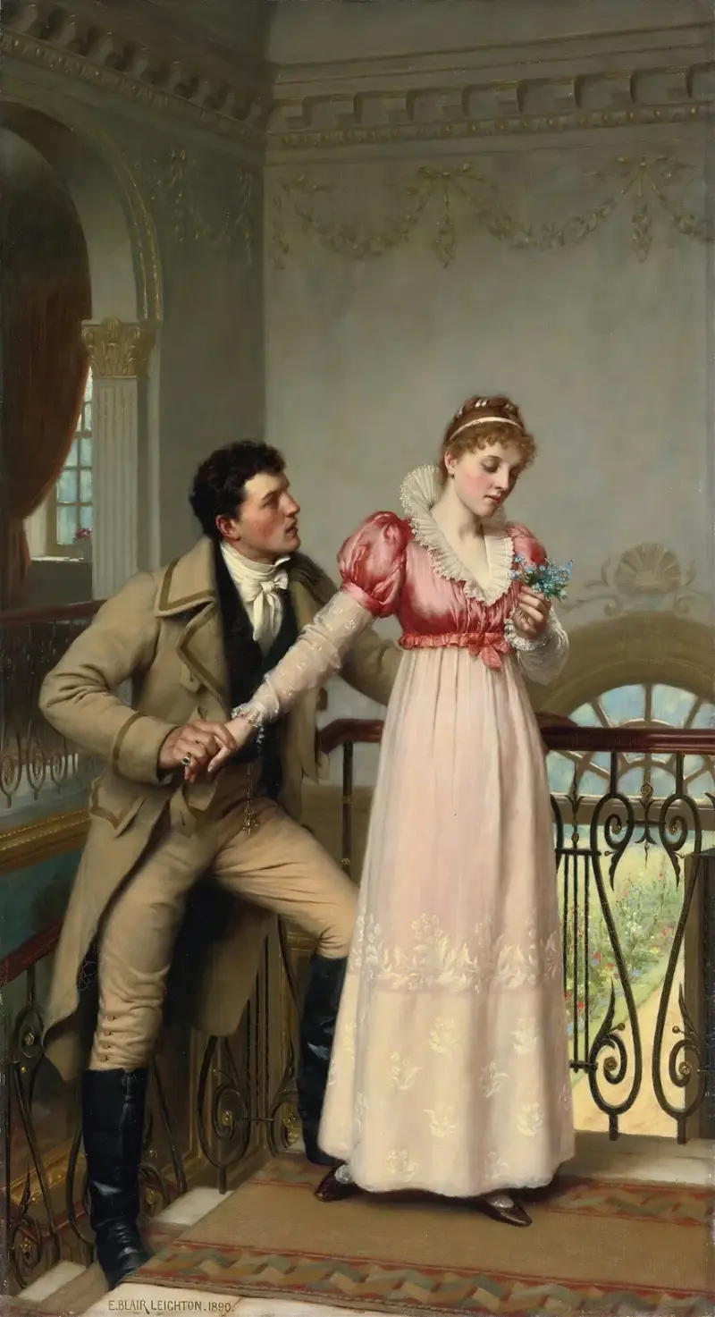 Ano nebo ne, Edmund Blair Leighton