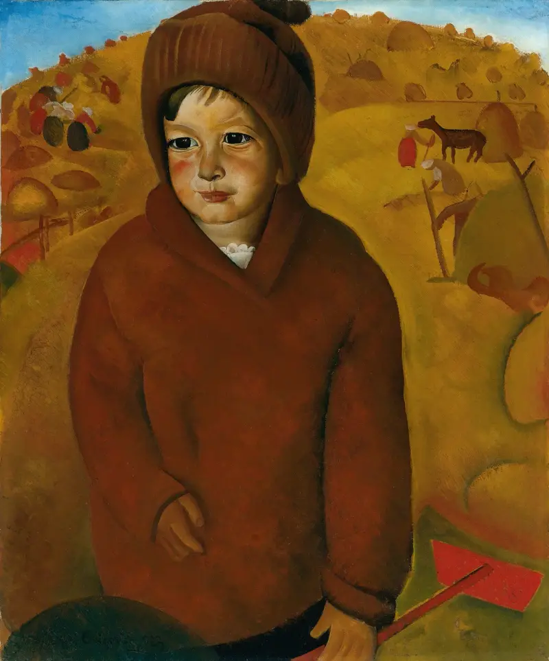 Junge zur Erntezeit von Boris Grigoriev