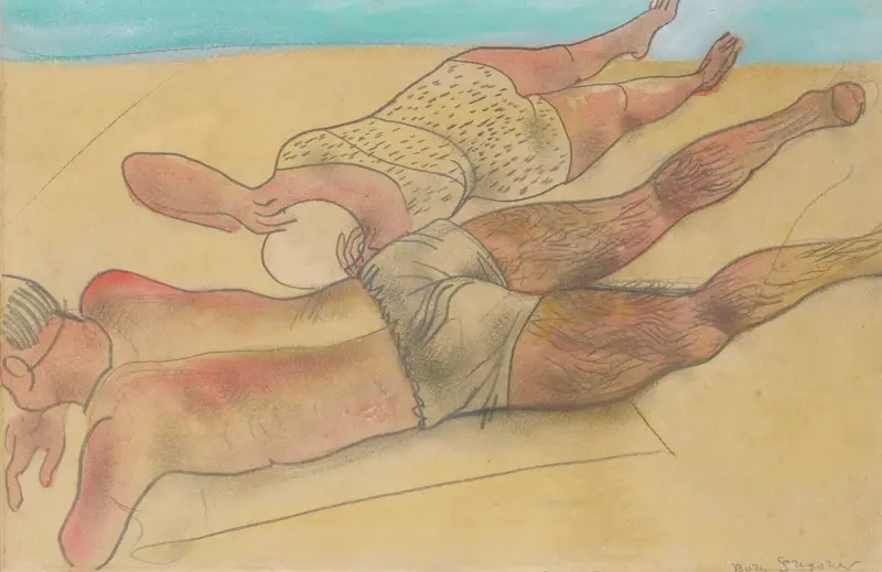 Na pláži, Boris Grigoriev