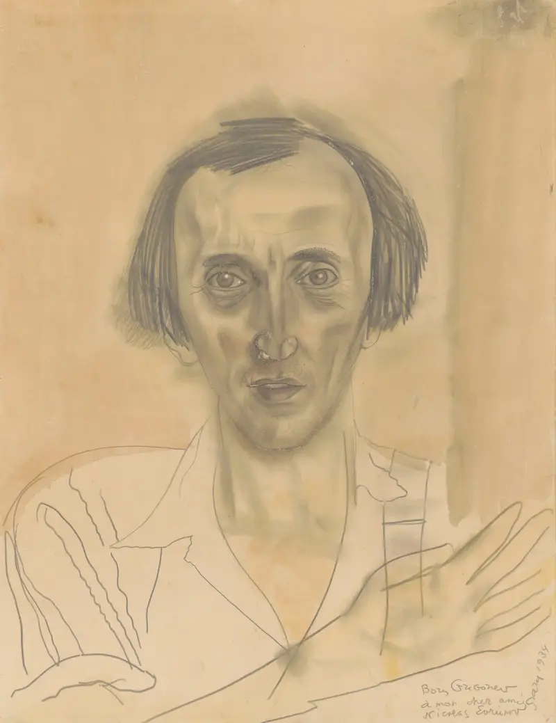 Portret Mikołaja Ewreinowa, Boris Grigoriev