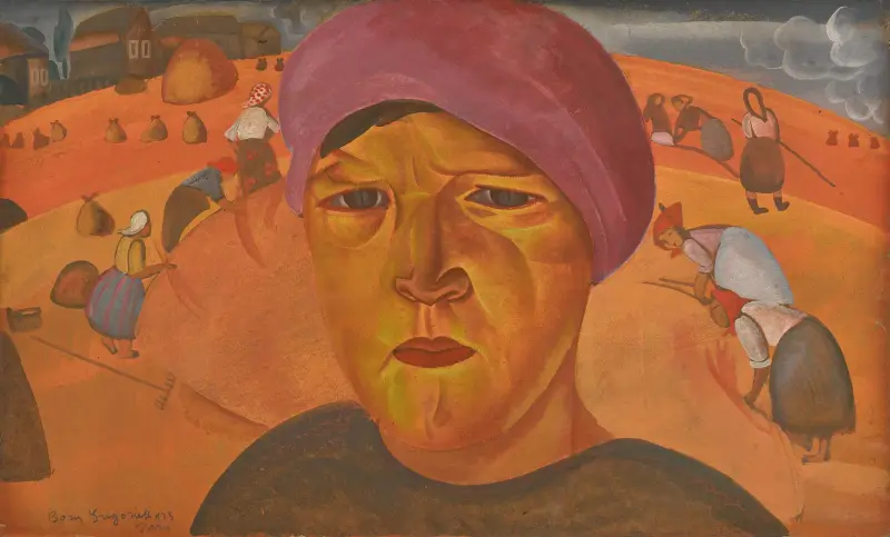 Russian Peasant Woman av Boris Grigoriev