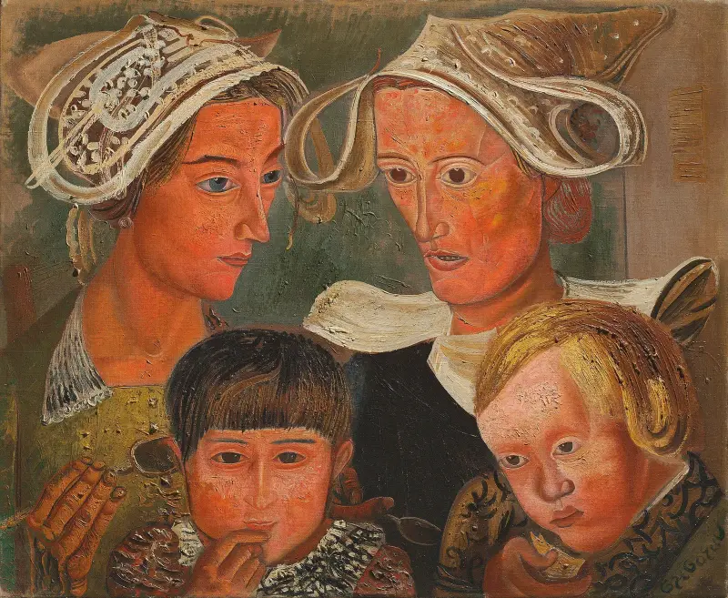Dvě matky, Boris Grigoriev