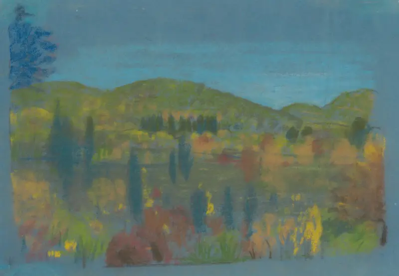 Över dalen av Arthur Bowen Davies