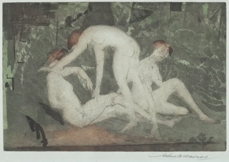 Against Green av Arthur Bowen Davies