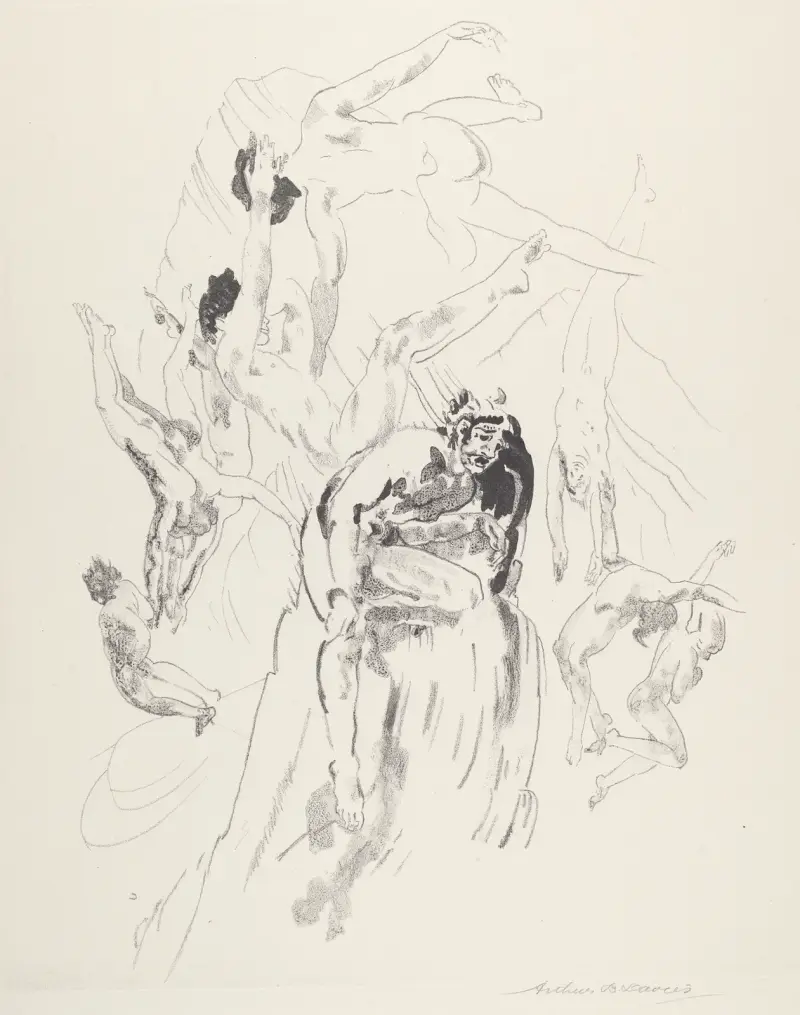 Fågelmän av Arthur Bowen Davies