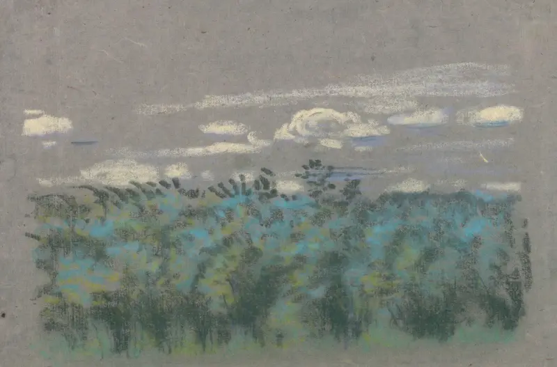 Blue Thicket von Arthur Bowen Davies